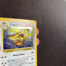 Pokemon TCG Pidgeot Jungle 8/64 Unlimited Holo Rare MP - Image 3