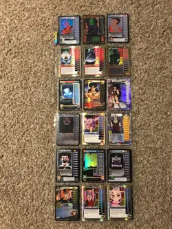 Dragon Ball Z CCG Score- 18 Card Foil Personality Lot- Broly, Gohan, Piccolo - Image 1