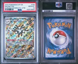 🔥🚀 Pokemon Center ETB Magneton SVP 159 Surging Sparks PSA 10 Stamped Promo - Image 3
