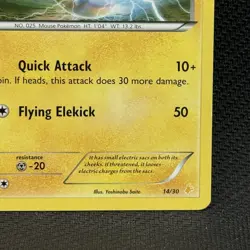 Pokemon XY Trainer Kit Pikachu Libre Card #14/30 Non Holo LP - Image 4