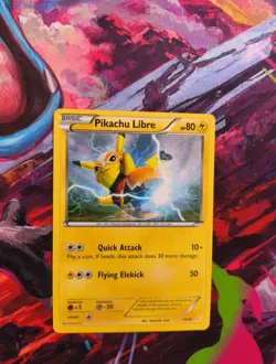 Pikachu Libre 14/30 Non-Holo XY Trainer Kit Pokemon Card TCG LP - Image 1