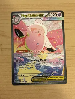 Pokemon Perfect Order Mega Clefable Ex 119/088 Special Illustration Rare - Image 3