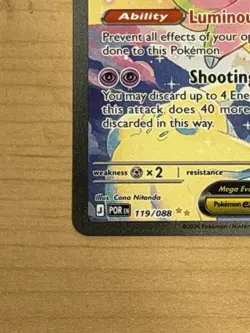 Pokemon Perfect Order Mega Clefable Ex 119/088 Special Illustration Rare - Image 4