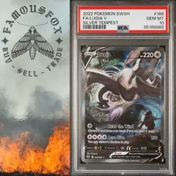 2022 Pokemon SWSH Silver Tempest Lugia V #186/195 PSA 10 GEM MINT Pokemon - Image 1