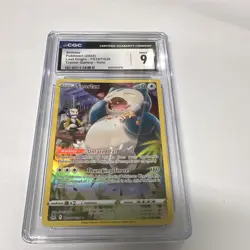 Pokemon CGC 9 Snorlax TG10/TG30 Lost Origin Trainer Gallery Ultra Rare Holo - Image 3