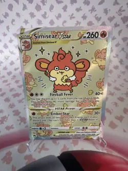 Pokemon Simisear Vstar GG37/GG70 Crown Zenith - Image 1