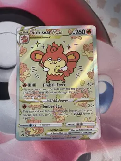 Pokemon Simisear Vstar GG37/GG70 Crown Zenith - Image 2