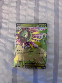 Mega Meganium EX Foil Pokemon TCG Card 360 HP 010/217 2016 Stage 2 - Image 1