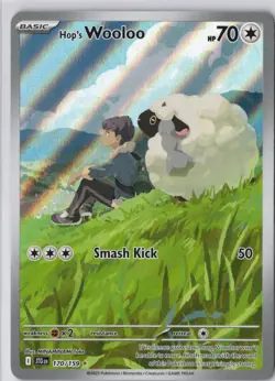 Hop's Wooloo JTG 170/159 Illustration Rare Pokemon Card NM - Image 1