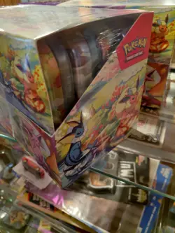 Pokemon prismatic evolutions tins display box nwt sealed - Image 4