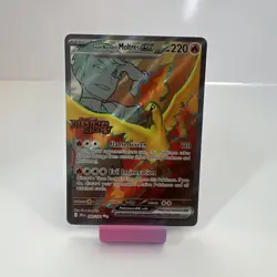 Team Rocket's Moltres ex 208/182 Destined Rivals Full Art Pokemon Card - Image 1