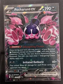 (3X) Pecharunt EX 039/064 DOUBLE RARE - Shrouded Fable - Pokemon TCG Card - NM/M - Image 5