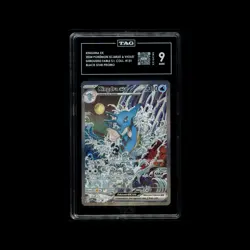 Pokemon Kingdra ex 131 Scarlet & Violet Promo Holo TAG Graded 9 2024 - Image 1