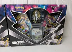LOT OF 2 Pokemon TCG Arceus V Figure Collection Box - Cosmic Eclipse BOX WEAR - Image 3