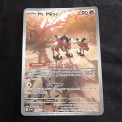 Pokemon Mr. Mime - Illustration Rare - 179/165 - 151 Scarlet & Violet - Image 2