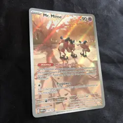 Pokemon Mr. Mime - Illustration Rare - 179/165 - 151 Scarlet & Violet - Image 3