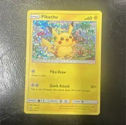 Pokemon Pikachu 004/012 McDonald's 2018 Promo Holo Basic Card 60 HP - Image 1