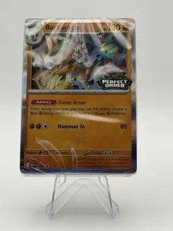 Pokemon TCG Perfect Order Build & Battle Barbaracle Stamped Sealed Deck #ML - Image 1