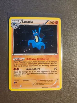 Lucario Holo 80/113 Pokemon TCG Legendary Treasures LP Canadian Seller! - Image 1