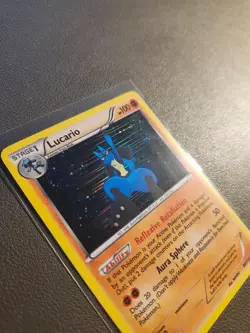 Lucario Holo 80/113 Pokemon TCG Legendary Treasures LP Canadian Seller! - Image 2