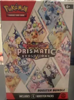 Pokemon Prismatic Evolutions Booster Bundle 6 Packs English Eevee Umbreon Espeon - Image 1