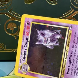 Pokemon TCG Gym Heroes Sabrina's Gengar Holo Rare Card 14/132 Unlimited - Image 3