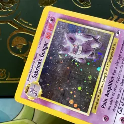 Pokemon TCG Gym Heroes Sabrina's Gengar Holo Rare Card 14/132 Unlimited - Image 4