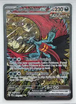 Pokemon Roaring Moon EX 162/131 Holo Ancient Sv: Prismatic Evolutions SIR - Image 1
