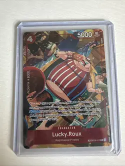 Lucky.Roux TR OP09-015 A Fist of Divine Speed One Piece CCG English Card Foil NM - Image 3