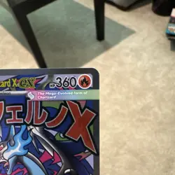 Pokemon Mega Charizard X EX Full Art Holo Promo Card 023 360 HP Inferno X - Image 3
