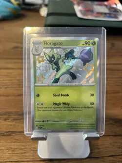 Pokemon Sprigatito SVP 076 Black Star Promo Holo NM - Image 4