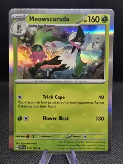 Meowscarada 015 / 198 Pokemon Scarlet Violet Promos Near Mint Cosmos Holo Rare - Image 1