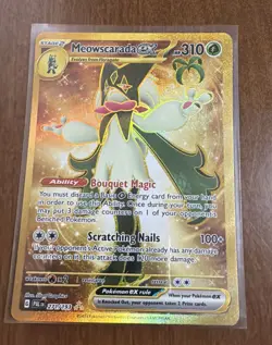 Pokemon TCG Meowscarada EX Paldea Evolved Special Illustration Rare 271/193 - Image 1