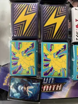 Lot Of 27 Pokemon TCG And Yu Go Oh Card Sleeves All Sealed & Extra Loose Sleeves - Image 2