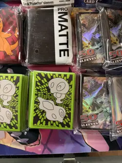 Lot Of 27 Pokemon TCG And Yu Go Oh Card Sleeves All Sealed & Extra Loose Sleeves - Image 4