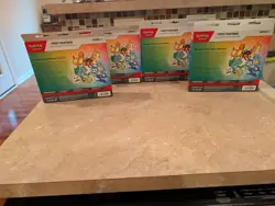 Pokemon TCG First Partner Illustration Collection Box Lot Of 4 Factory Sealed - Image 2