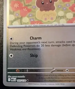 Buneary 107/132 Reverse Holo Common Mega Evolution Pokemon TCG - Image 4
