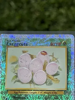 Pokemon Legendary Collection Exeggcute Reverse Holo Common 75/110 English 2002 - Image 3