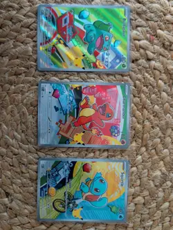 Pokemon TCG First Partner Illustration Collection Series 1 Kanto GEN 1 Starters - Image 1