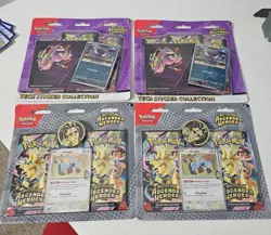 Pokemon Ascended Heroes Tech Sticker Collection & Blister Pack Lot Of 4 - Image 1