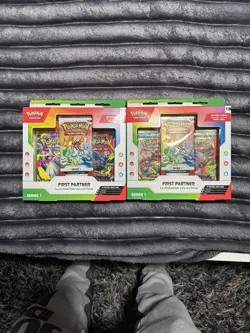 Pokemon TCG First Partner Illustration Collection Series 1 Lot of 2 Sealed - Image 1