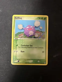 2005 Pokemon Card Koffing 72/113 Delta Species D2 - Image 1