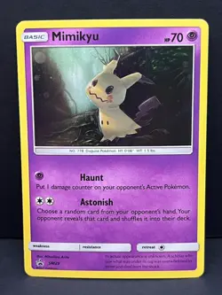 Mimikyu - SM29 Holo Promo Sun & Moon Promo Pokemon Near Mint - Image 1