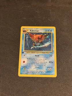 Pokemon 2000 Neo Discovery Kabutops 6/75 1st Edition Holo - LP - Image 1