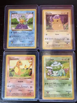 Pokemon TCG 1999 Base Set Shadowless Lot NM+ - Image 1