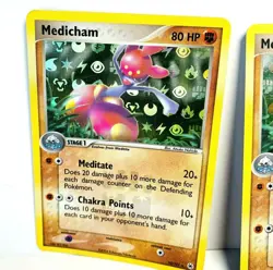 Medicham 10/101 Reverse Holo EX Hidden Legends Pokemon Card - Image 1
