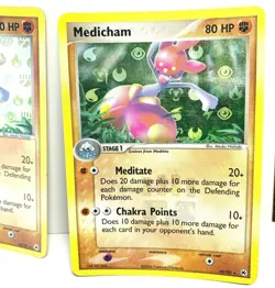 Medicham 10/101 Reverse Holo EX Hidden Legends Pokemon Card - Image 2