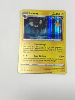 Pokemon Card Battle Styles Holographic Bleed Error Luxray 048/163 NM - Image 1