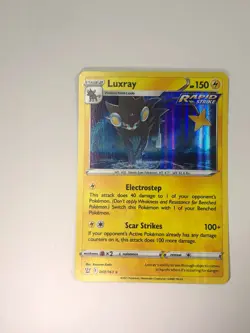 Pokemon Card Battle Styles Holographic Bleed Error Luxray 048/163 NM - Image 2