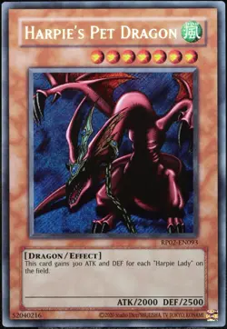 Yu-Gi-Oh! Harpie's Pet Dragon RP02-EN093 Secret Rare [NM-MT] American | EN 2025 - Image 1